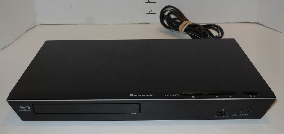 【 Panasonic 】Blu-ray 　　DMP-BD89P-K Panasonic DMP-BD89 Smart Network Blu-Ray Disc Player DMP-BD89