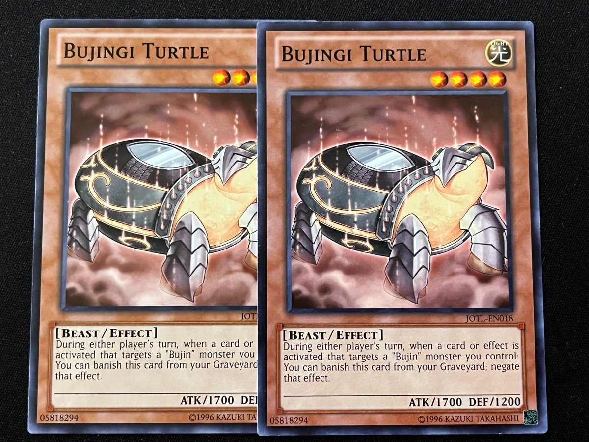 YUGIOH BUJIN DECK- SUSANOWO- CRANE- TURTLE- FOX- CROW- PEACOCK