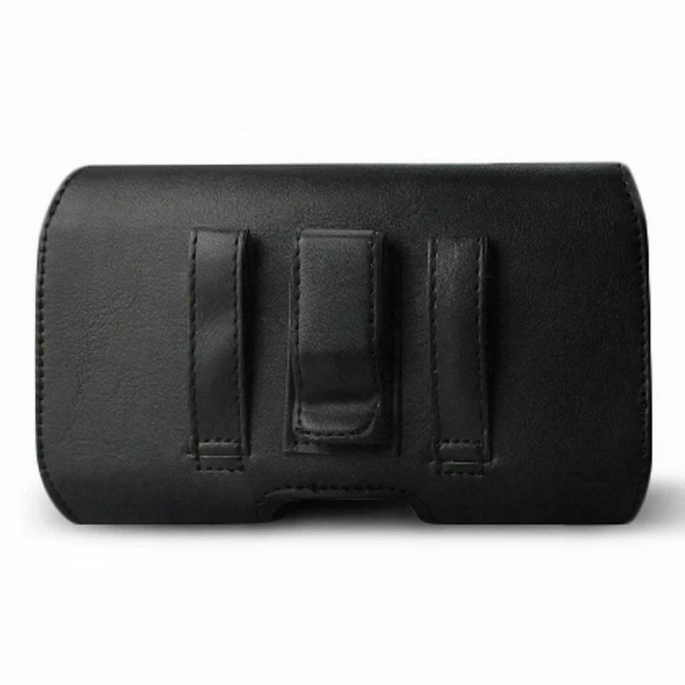 Belt Clip Loop Holster Pouch Case Cover PU Leather Holder for Most Smart Phones - Image 4 of 4