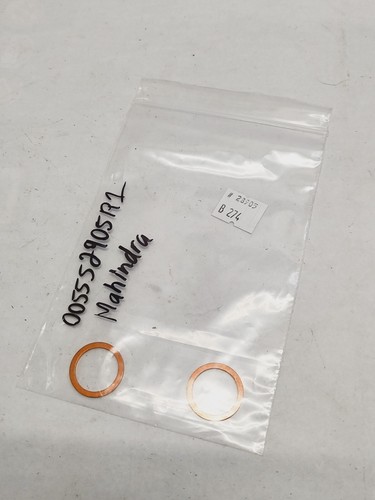 Mahindra 005552905R1 Washer Copper for Fuel System NOS (2pcs) - Picture 2 of 3