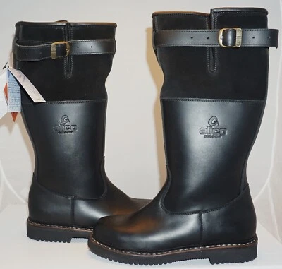 Alico Husky Gr. 39 UK 6 US 7 Winterstiefel Jagd vernäht schwarz Lammfell NEU! - Bild 1 von 4