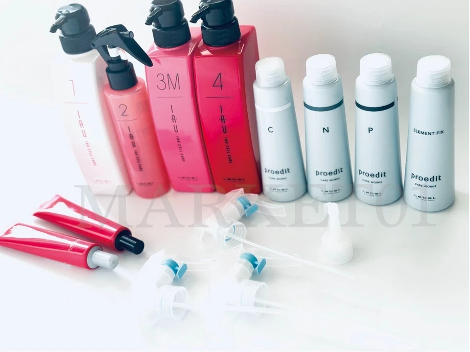 Lebel cosmetic IAU Cell Care 1, 2, 3S, 3M 4, 5S, 5M + Pro Edit C, P, E, N 11set Foto 2 de 4