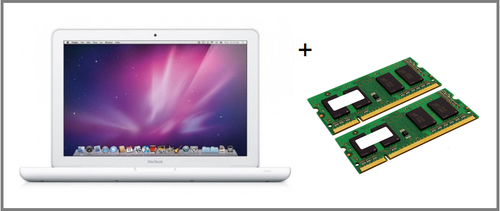 8 GB -2x4 GB aggiornamento memoria RAM Apple MacBook-6.1 Core2Duo 2,26 GHz fine 2009 A1342 - Foto 1 di 1