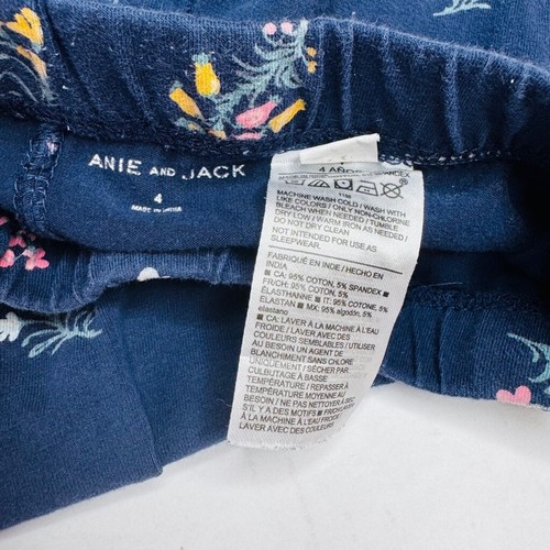 Janie and Jack Everyday Floral Flower Leggings, 3 Pairs Size 4 - Picture 6 of 9