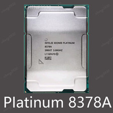 Intel Xeon Platinum 8378A 3.00ghz 32 cores 64 threads lga-4189 CPU processor