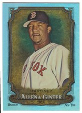 2024 ALLEN & GINTER SILVER PORTRAIT #154 PEDRO MARTINEZ BOSTON RED SOX
