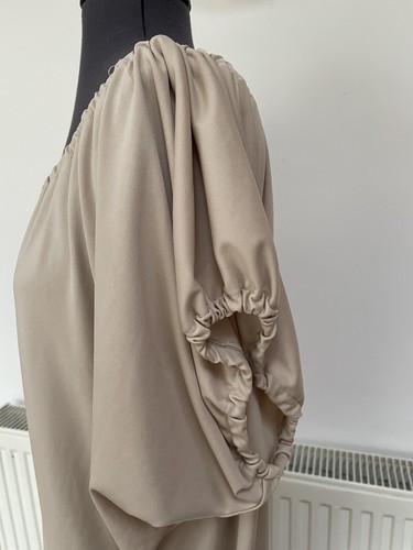 Off The Shoulder Dress - Beige - Picture 5 of 9