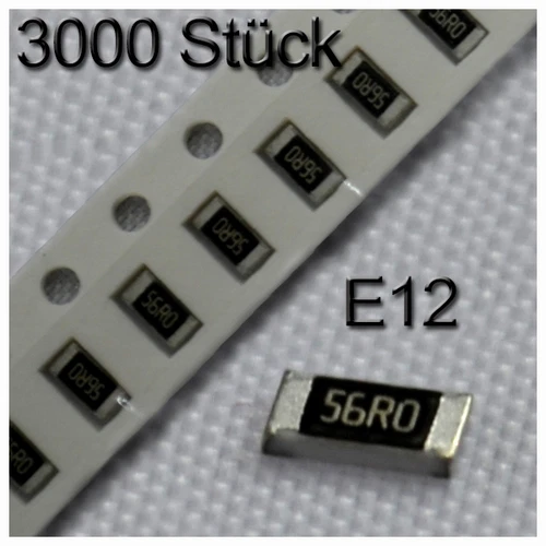 3000 SMD Résistances 0805 0,125W 1% Assortiment Ensemble Resistor 1/8W E12