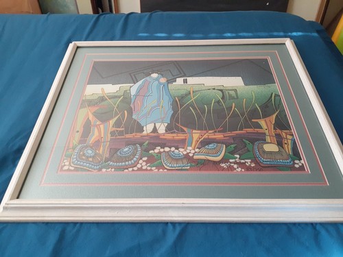 Litografía edición limitada firmada por artista David Dawangyumptewa Hopi. 83/750. - Imagen 8 de 13