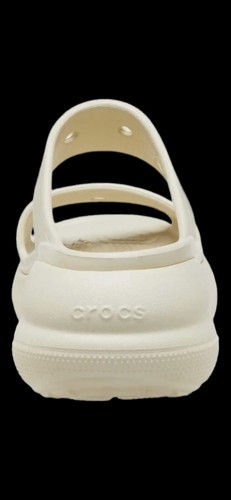 Crocs Crush Platform Sandals Womens 8 Bone Natural Slip On Comfort Chunky Shoes - Picture 5 of 6