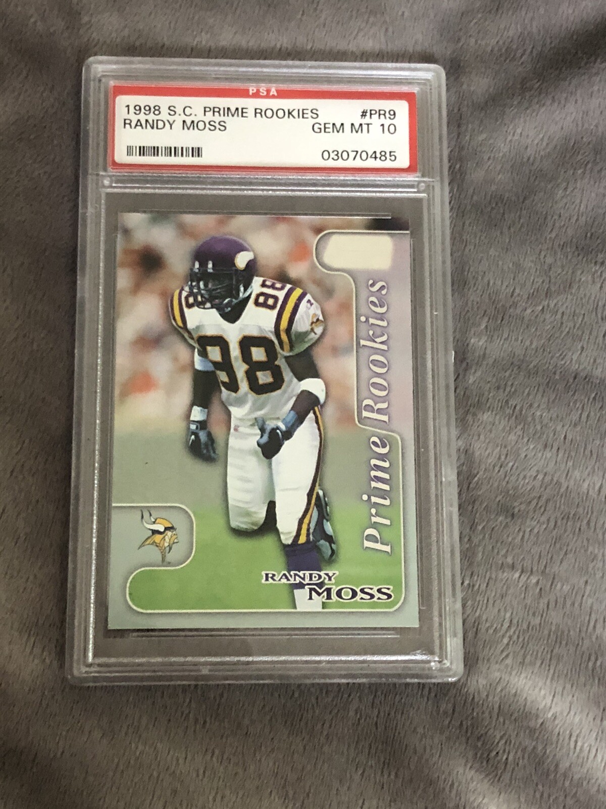 Randy Moss Rookie Card!! PSA 10!!