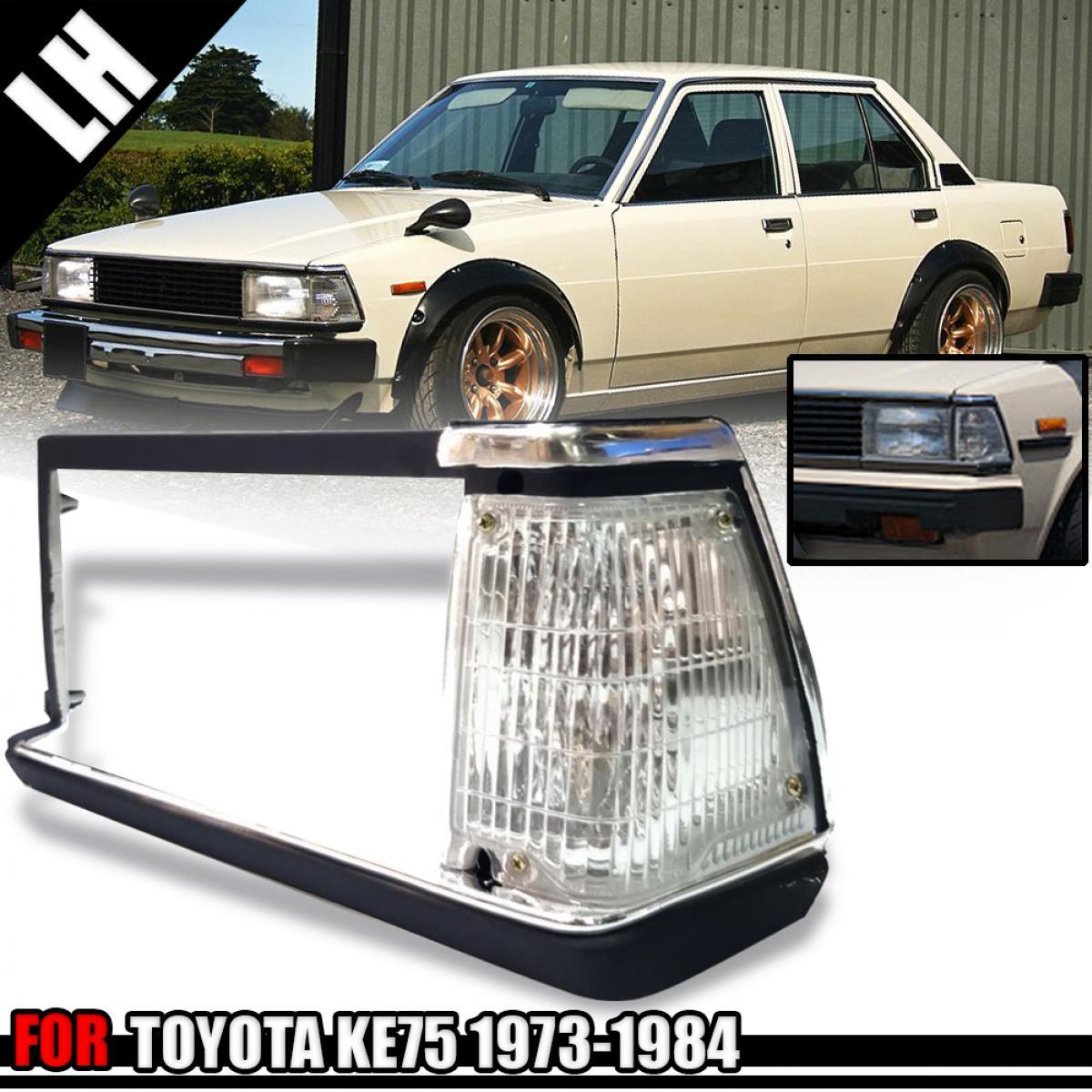 HEAD LIGHTS LAMP COVER LEFT LH FIT TOYOTA COROLLA GL KE70 KE75