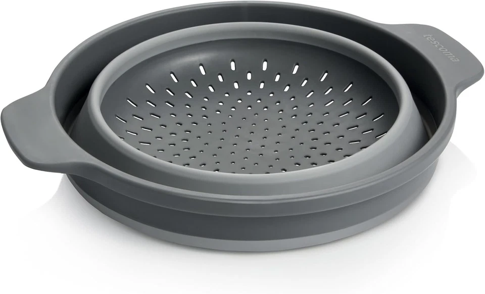 Tescoma 428540 Scolatutto GrandCHEF ø 24 cm, pieghevole, plastica, grigio Rotex - Immagine 2 di 4