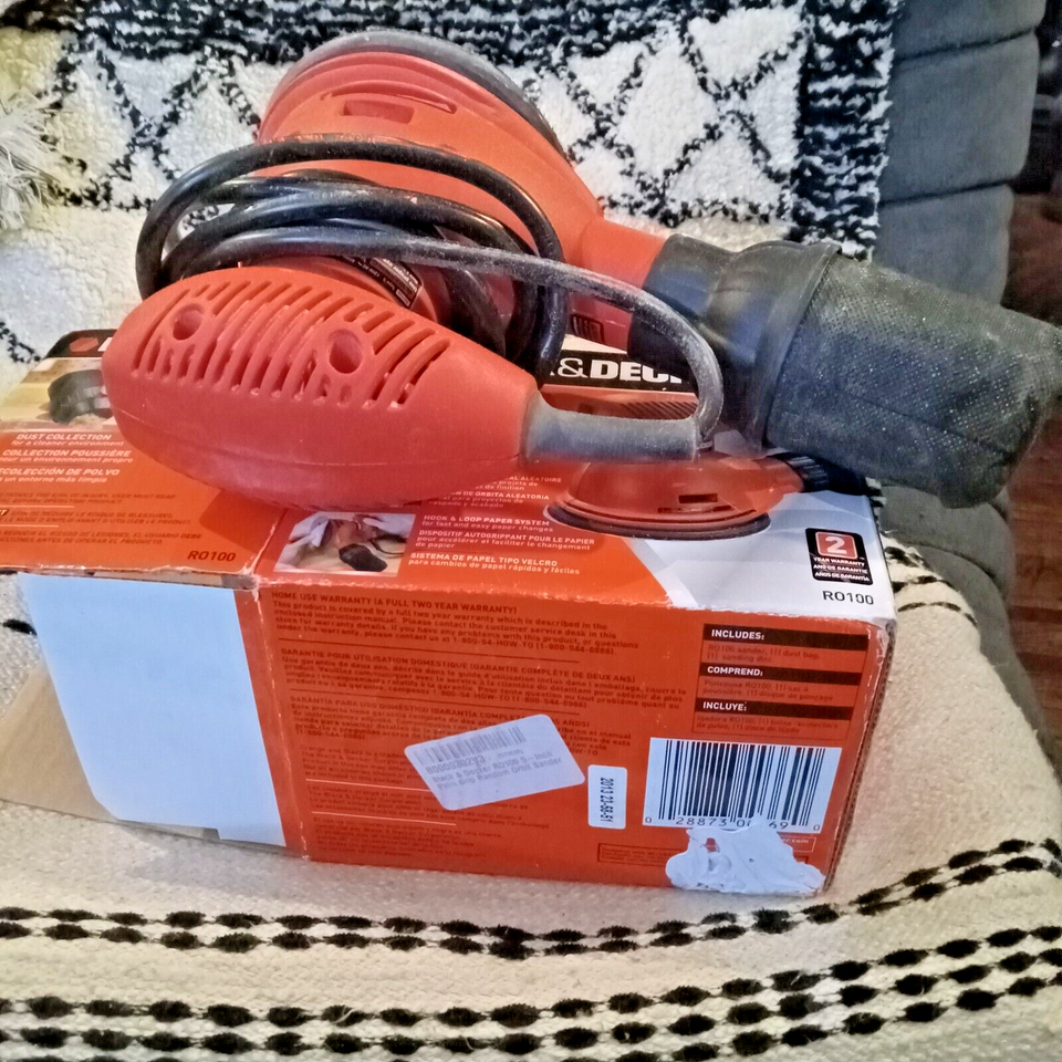 BLACK+DECKER 20V MAX Orbital Sander, Cordless, 12,000 OPM, (BDCRO20C
