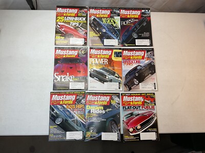 Mustang And Fords Magazine 2005 9 Issue Lot