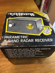 Genuine Fuzzbuster Parametric X Band Radar Receiver Ebay