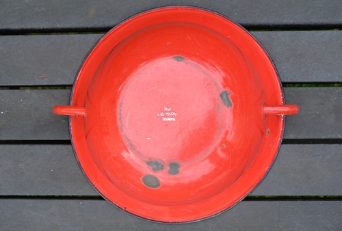 Vintage alte Emaille Topf Pfannenschale - VERSANDKOSTENFREI - Bild 9 von 9