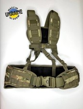 Tactical Combat Battle Belt RPS Type 2 Padded MOLLE Load Bearing Harness Multica