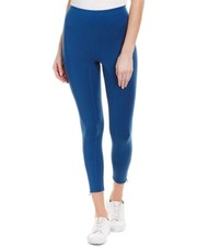 Hue Women's Blue Made to Move Shaping Skimmer Imperial Leggings Size M 145550