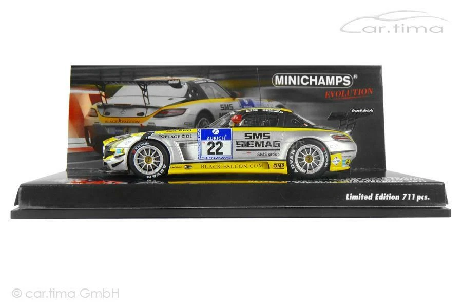 Mercedes-Benz SLS AMG GT3 - 24h Nürburgring 2011 - Bleekemolen/ Heyer - Minicha - Immagine 2 di 2