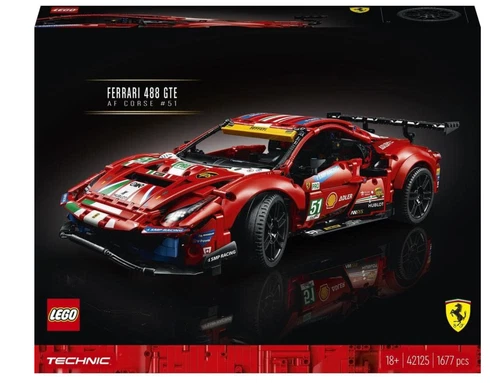 Lego Technic Ferrari 488 GTE “AF Corse #51” Super Sports Car Exclusive 42125
