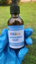 Allergy Sinus Relief Tincture-Homeopathic-Kids Allergy Relief  2 oz