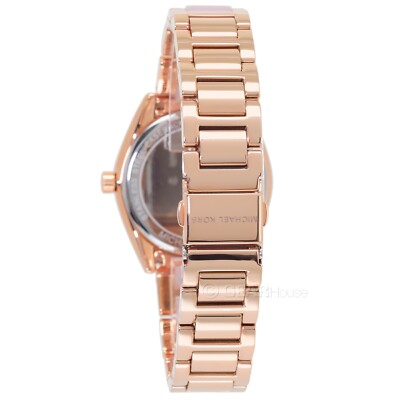 Michael Kors Janelle Womens Pave Crystals Watch, MK Logo Michael Kors Janelle Womens Pave Crystals Watch, MK Logo