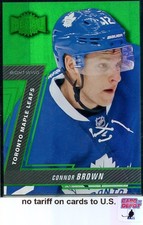 2016-17 Fleer Showcase Metal Universe PMG Green #MU38 Connor Brown 03/10