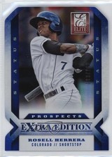 2013 Panini Elite Extra Edition Status Blue Die-Cut /100 Rosell Herrera #185 0q3