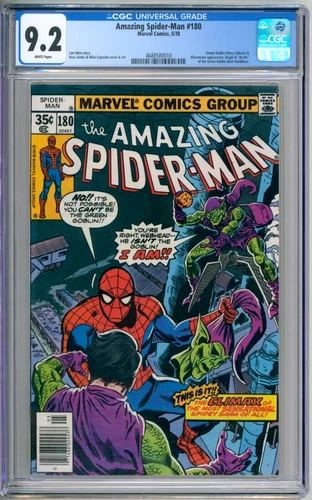 Amazing Spider-Man 180 CGC Graded 9.2 NM- Marvel Comics 1978