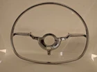 Mercedes  W108,109,113 SL Steering wheel SILVER metal Horn OEM 1 Ring,Typ #3