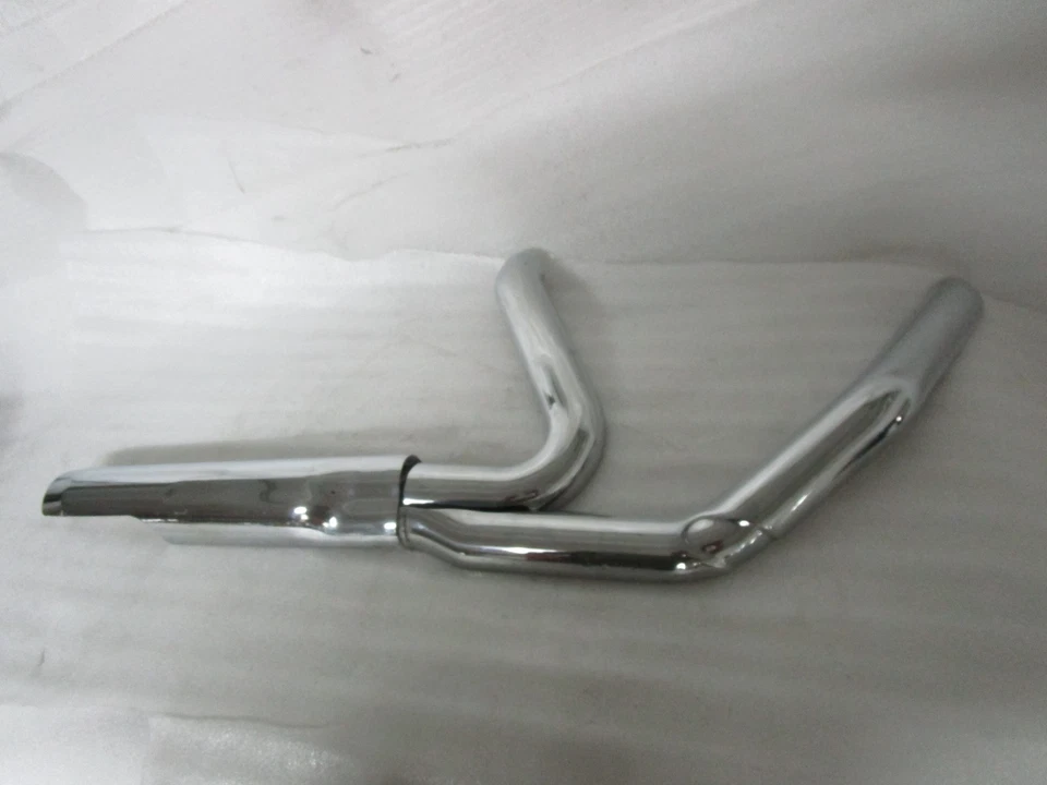 Escudos térmicos de escape cromados para Harley Davidson Touring 17-24 OEM Foto 3 de 4