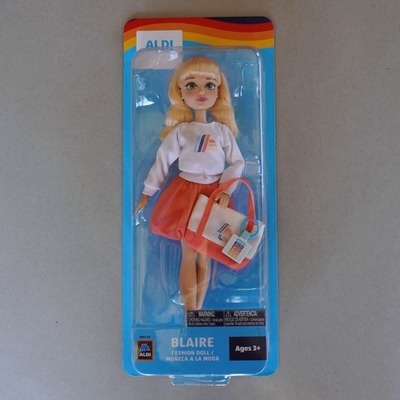 #ad Aldi Play Jakks Pacific 11quot; Fashion Doll quot;BLAIREquot; Blonde Hair Tote Keychain $33.00