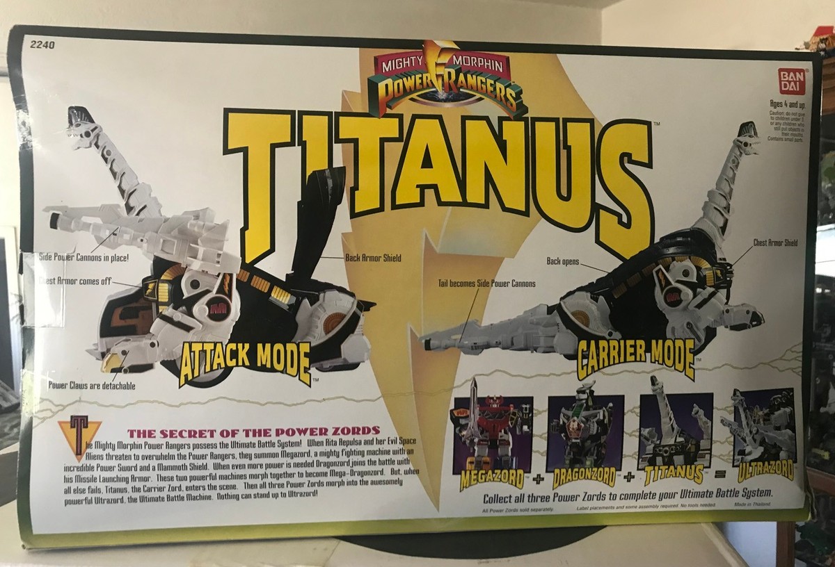 Bandai Mighty Morphin Power Rangers Titanus Carrier Zord 1994
