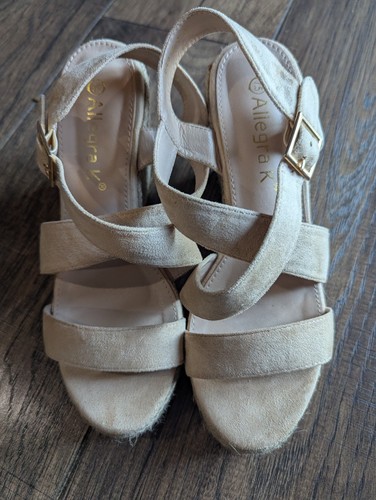 Allegra K Women's Espadrilles Platform Slingback Wedges Sandals Size 7.5 NWOT - Picture 10 of 10