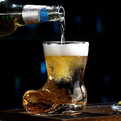 Chope à Bière Amusante En Forme De Botte Pour Fête, Festival, Soirée - Photo 1/4