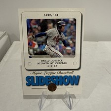 1994 Leaf - Slideshow David Justice #10