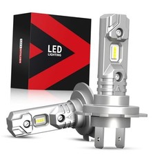 LASFIT BEAM H-7 Bulb, 6000K White Bright H-7 Light Bulb, 1:1 Mini Size, No
