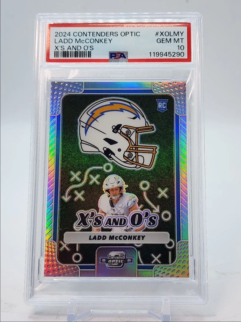 Ladd McConkey Panini Contenders Optic Xs and Os #XOLMY Base