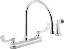 KOHLER 1.5 gpm kitchen sink faucet with 9-5/16" gooseneck spout, matching finish