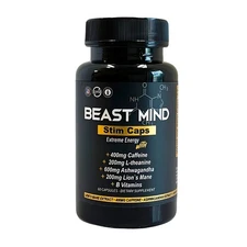 Extreme Energy Pills | 400mg Caffeine | 600mg Ashwagandha | 200mg Lions Mane ...