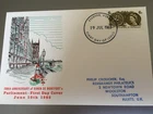 GB STAMPS RARE FIRST DAY COVER 1965 PARLIAMENT EVESHAM PHOSPHOR