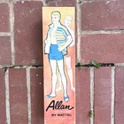 Mattel Allan He’s Ken’s Buddy Doll Box Only Cardboard MPN 1000 1963