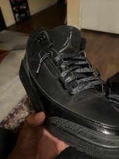 Jordan 3 Black Cats Sneakers Size 10.5M Used with No Box Nike Air Jordan