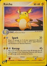 Raichu Team Magma vs Team Aqua 13/95 Rare Stage 1 Regular Pokemon TCG EN 80 HP on eBay