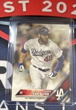 2016 Topps - Jackie Robinson Jersey Variation Scott Van Slyke #542 Running