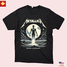 Trending Metallica Enter Sandman Black Unisex T-shirt Size S-5XL