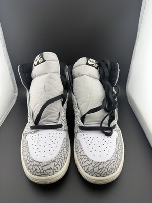 Nike Air Jordan 1 Retro High OG Mens Size 9 Sneaker White Cement - DZ5485-052