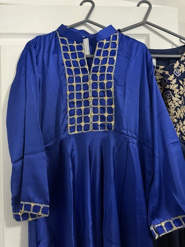 Stunning Blue Kurta/ Dress Available In S/M/L/XL New With Tags Pakistani - Picture 5 of 5