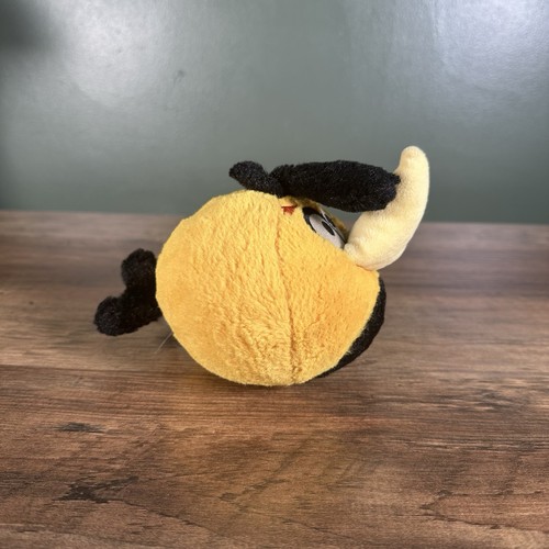 Angry Birds 5" Plush Yellow Bubbles Bird Rovio 2012 Commonwealth No Sound - Picture 3 of 8